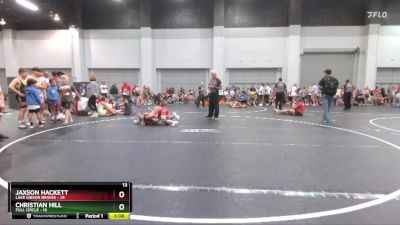 96 lbs Finals (2 Team) - Christian Hill, Full Circle vs Jaxson Hackett, Lake Gibson Braves