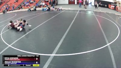 130 lbs Round 3 - Regan Rosseter, The Best Wrestler vs Myia Hofaker, Minden Wrestling Club