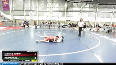 68-70 lbs Round 2 - Mason Smith, Warden Elite Wrestling vs Anthony Rendon, Moses Lake WC