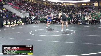 215 lbs Consolation Wb - Tate Woodruff, Dubuque Hempstead vs Brayden Williams, Waukee Northwest