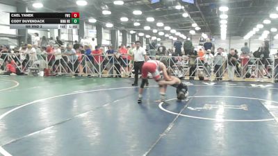 132 lbs Rr Rnd 3 - Cael Yanek, Freakztyle Supremacy - HSB vs Cody Duvendack, MICHIGAN MAFIA WC - HSB