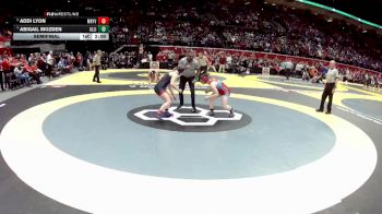 G-135 lbs Semifinal - Addi Lyon, G-Marysville vs Abigail Mozden, G-Alliance
