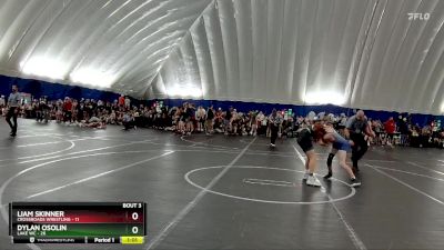 105 lbs Round 1 (8 Team) - Dylan Osolin, Lake WC vs Liam Skinner, Crossroads Wrestling