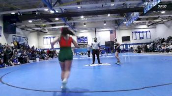 Girls 132 lbs Cons. Round 2 - Amelia Bordeaux, West Harrison High School vs BettiRose Fajardo, Baldwin County