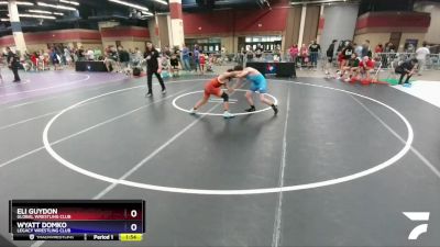 108 lbs Cons. Round 2 - Eli Guydon, Global Wrestling Club vs Wyatt Domko, Legacy Wrestling Club