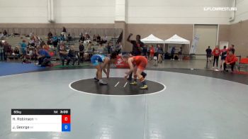 68 kg Consi Of 8 #1 - Hunter Robinson, Team Texas vs Jhanae George, Team Nevada