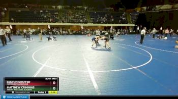 117 lbs 1st Place Match - Colton Shaffer, Moyer Elite Wrestling vs Matthew Crimmins, Sebolt Wrestling Academy