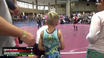 65 lbs Cons. Round 1 - Tatum De Lange, PWC vs Roman Rodriguez, Gulf Coast Wrestling