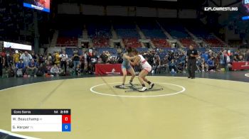 127 lbs Cons Semis - Waipuilani Beauchamp, Hawaii vs Sydney Harper, Texas