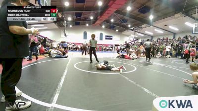 46 lbs Consi Of 16 #2 - Nicholous Hunt, Heat vs Trick Cantrell, Mojo Grappling Academy