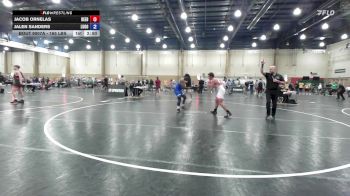 165 lbs Round Of 16 - Jacob Ornelas, Beebe Trained vs Jalen Sanders, Lugo Wrestling Club