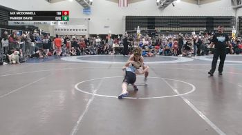 89 lbs Rr Rnd 1 - Jax McDonnell, Triumph Maze ESC vs Parker Davis, Cunliffes Corner Tan - ESC