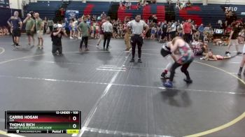 100 lbs Round 5 - Carrig Hogan, C2X vs Thomas Rich, Palmetto State Wrestling Acade