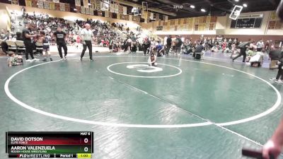 78 lbs 3rd Place Match - David Dotson, Elite Force vs Aaron Valenzuela, Rough House Wrestling