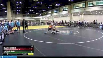 132 lbs Champ Round 1 (16 Team) - Michael Even, SD Red vs Elijah Brooks, Indiana Smackdown Gold