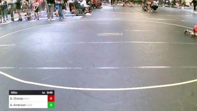 58 lbs Quarterfinal - Davina Chavez, Gold Rush Wr Ac vs Audrey Amerson, Shootbox WC