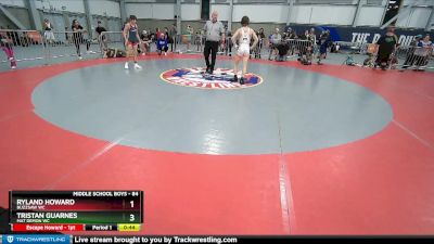 84 lbs Semifinal - Tristan Guarnes, Mat Demon WC vs Ryland Howard, Buzzsaw WC