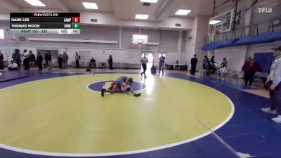 132 lbs Cons. Round 3 - Hank Lee, Campolindo vs Thomas Woon, Newark Memorial