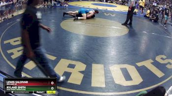155 lbs Semifinal - Lewis Saldivar, Bullard HS vs Ryland Smith, Mad Dawg Wrestling
