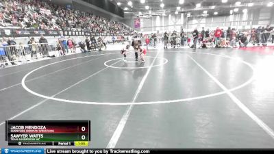 40 lbs Round 1 - Sawyer Watts, Team Aggression WC vs Jacob Mendoza, Sunnyside Ironman Wrestling