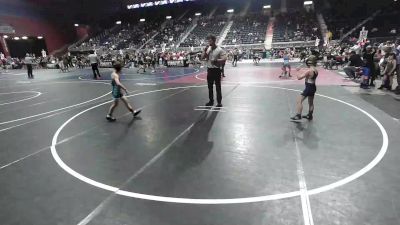 54 lbs Semifinal - Jack Luster, Athlos Wrestling vs Rowan Richard, Matpac Wrestling ND