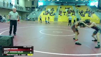 126 lbs Cons. Round 1 - Santino Soldani, Glencoe vs Wyatt Johnson-Walsh, Sunset