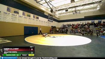 138 lbs Champ. Round 2 - Braxton Smith, Mead vs Aaron (A.J.) Kent, Jenkins