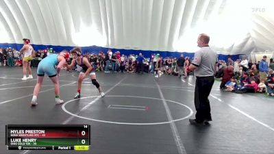 140 lbs Finals (2 Team) - Luke Henry, Ohio Gold 10k vs Myles Preston, Noke Wrestling RTC