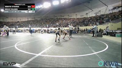 64 lbs Round Of 16 - Demitri Strange, Woodland Wrestling Club vs Brock Villines, Weatherford Youth Wrestling