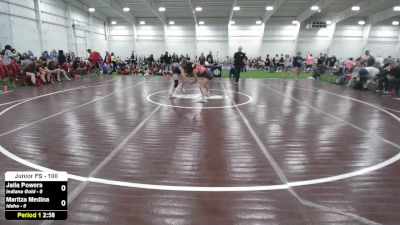 100 lbs Jaila Powers, Indiana Gold vs Maritza Medina, Idaho