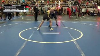 130 lbs Champ. Round 1 - Braxley Miller NE4, Rising Kingz vs Zack Cutler C6, Ohio Crazy Goats