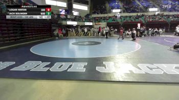 190 lbs Consi Of 4 - Logan Hinton, Lugoff-Elgin vs Jack Solinger, Wando