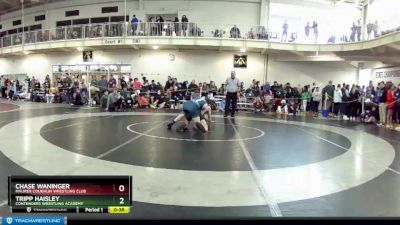 120 lbs Cons. Round 4 - Chase Waninger, Maurer Coughlin Wrestling Club vs Tripp Haisley, Contenders Wrestling Academy