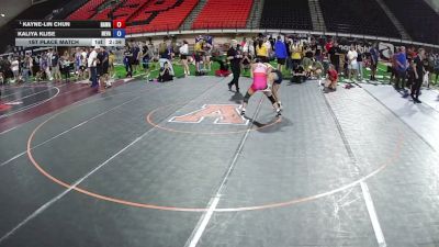 100-105 lbs 1st Place Match - Kayne-Lin Chun, Hawaii vs Kaliya Klise, Nevada