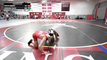 125 lbs Semifinal - Colyn Limbert, Pitt - Unatt vs Jermaine Peace, American - Unatt