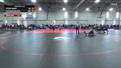 285 lbs Champ. Round 2 - Tyler Casey, St. Ambrose University vs Tashaud Nelson, Luther