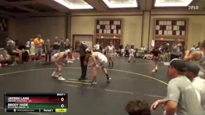 112 lbs Quarterfinals (8 Team) - Jayden Lang, Armory Athletics vs BRODY HADE, Keystone Krush