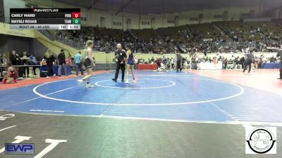 84 lbs Quarterfinal - Carly Ward, Perkins-Tryon vs Nayeli Rojas, Team Tulsa Wrestling Club