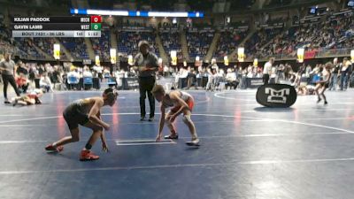 96 lbs Round Of 16 - Kilian Paddok, Mechanicsburg vs Gavin Lamb, West Allegheny