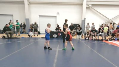 85 lbs Champ. Round 2 - Dominic McCurtain, Top Of The Rock Wrestling vs Leighton Brown, Northside Wrestling Club