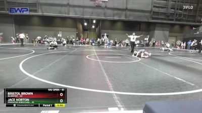 61 lbs Cons. Semi - Jace Norton, Predator Wrestling vs Bristol Brown, Bluestem