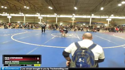 75 lbs Round 3 - Brock Morris, Hawk Wrestling Club vs Pete Stephenson, Suples