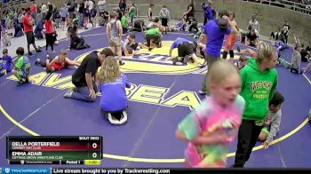 100 lbs Round 1 - Emma Adair, Cottage Grove Wrestling Club vs Della Porterfield, Cowboy Mat Club