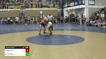 133 lbs Quarterfinal - Hunter Adrian, Brown vs Brendan Ferretti, Navy
