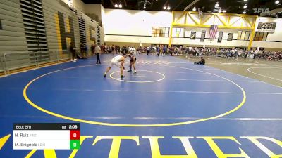 165A lbs Rr Rnd 3 - Nicco Ruiz, Arizona State vs Max Brignola, Lehigh-Unattached