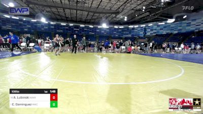 106 lbs Round Of 16 - August Lubinski, Askren Wrestling Academy vs Cruzer Dominguez, MWC Wrestling Academy, NE