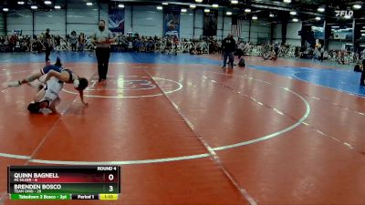 100 lbs Rd# 7- 10:45am Saturday Final Pool - Quinn Bagnell, PA Silver vs Brenden Bosco, Team Ohio