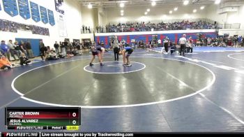 165 lbs Champ. Round 1 - Carter Brown, Pocatello vs Jesus Alvarez, Caldwell