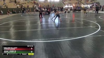 90 lbs Round 4 - Eddie Jones Iii, Wave Wrestling Club vs Walker Elliott, Riverdale Warriors