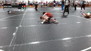 115 lbs Round 3 - Brody Davis, Ironclad Wrestling vs Sebastian Stsiapanau, Roundtree Wreslting Academy